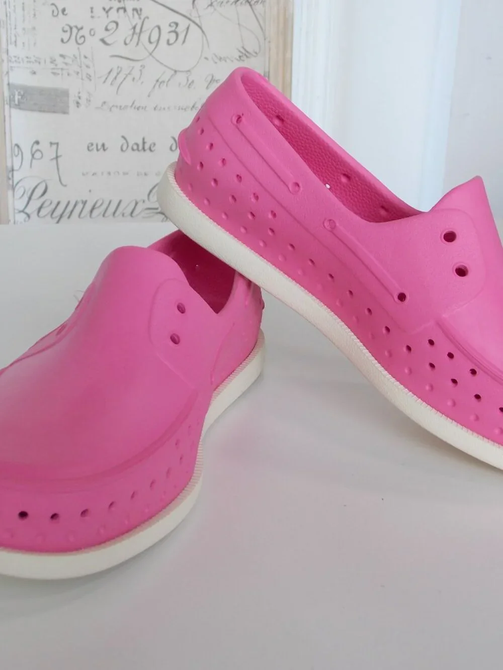 NWT Native HOWARD Hollywood Pink girl C7 Slip On Boat Deck water Shoes